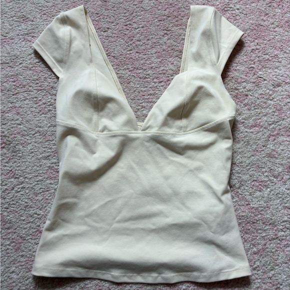 Free People Tops - Free people cream duo corset cami